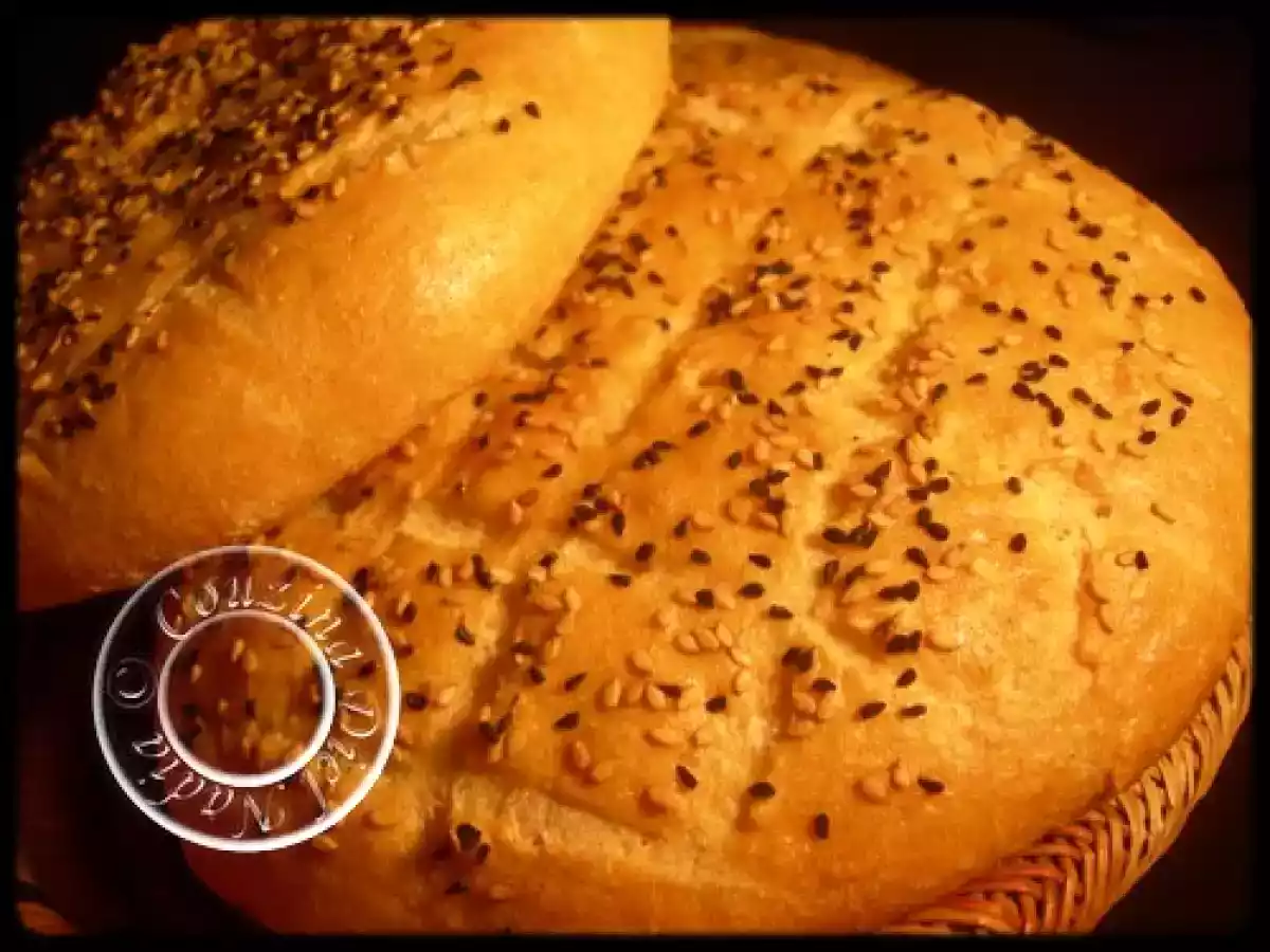 Pain farine blé entier/semoule moyenne