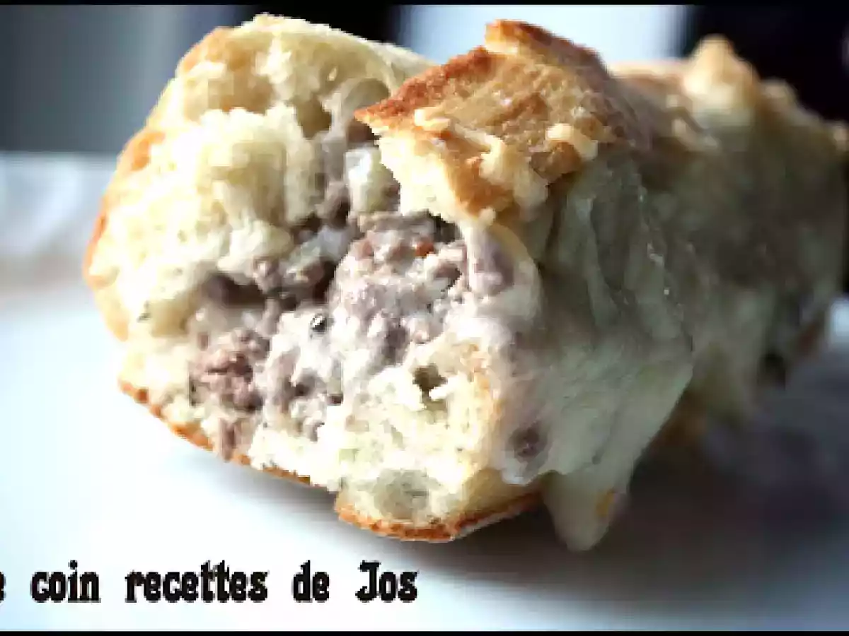 PAIN GARNI AU BOEUF HACHÉ, GRATINÉ