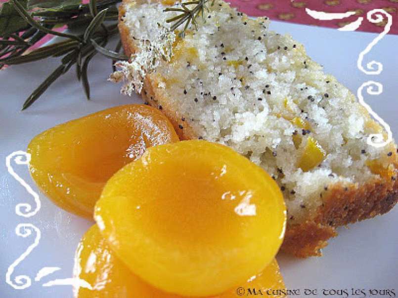 Pain-gâteau aux abricots et graines de pavot