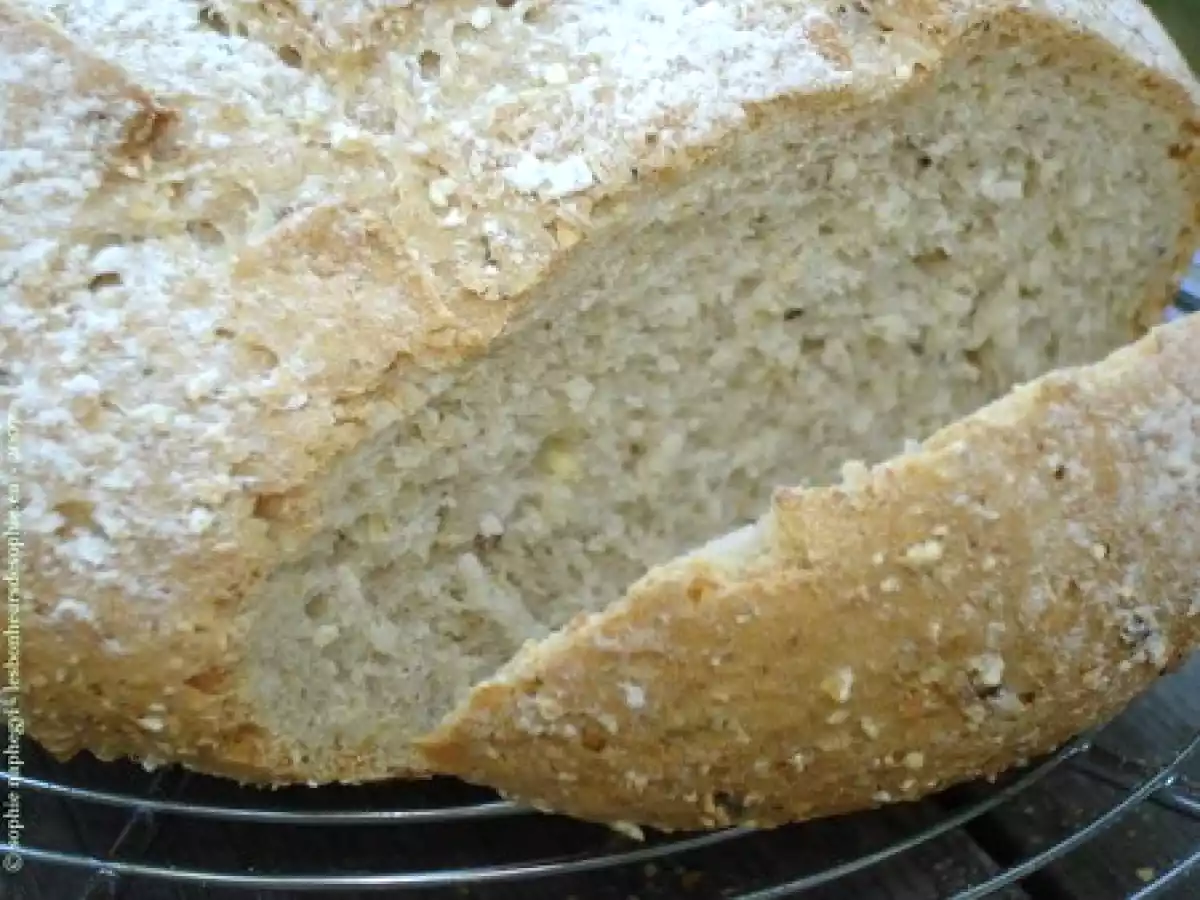 Pain gourmand à l'orge et au son d'avoine