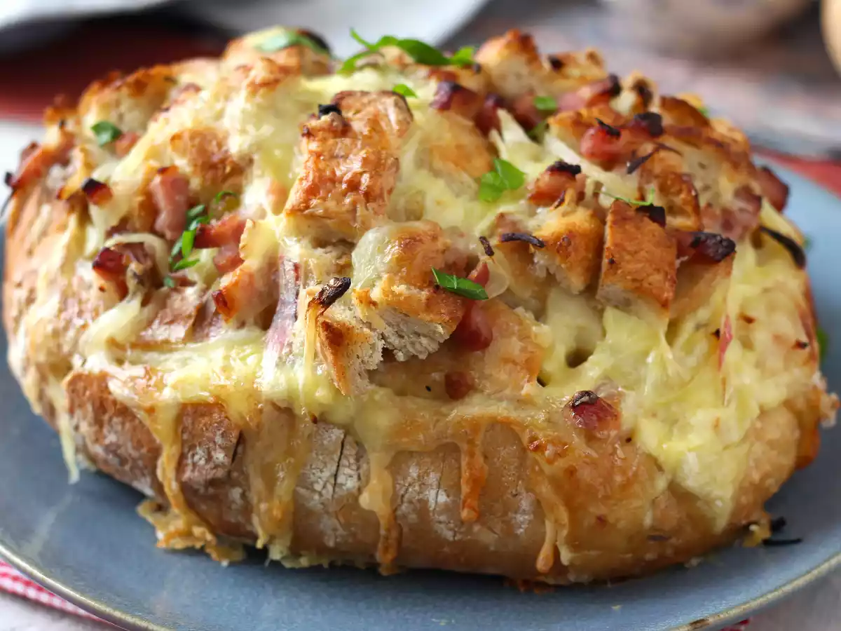 Pain hérisson farci façon tartiflette - photo 5