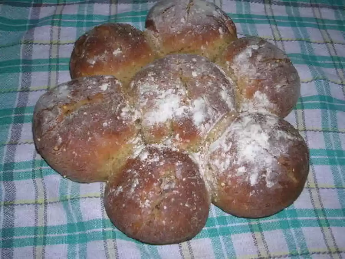 Pain marguerite à la farine de soja