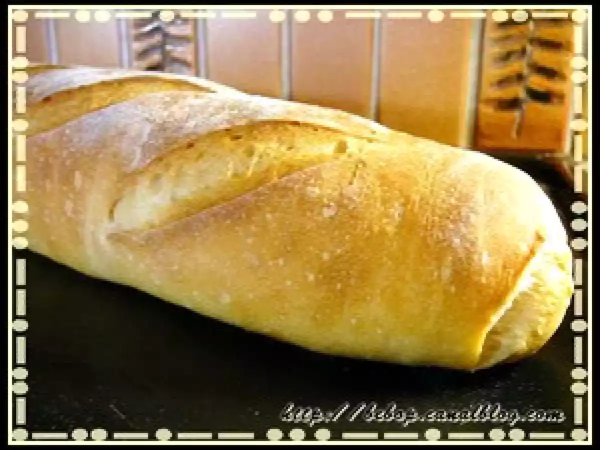 Pain mi-blanc sur poolish - photo 5