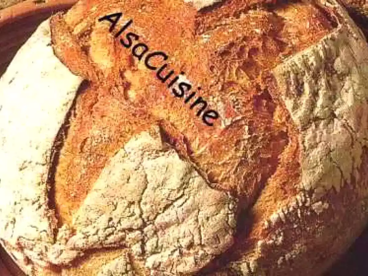 Pain paysan (bürebrot en alsacien et allemand)
