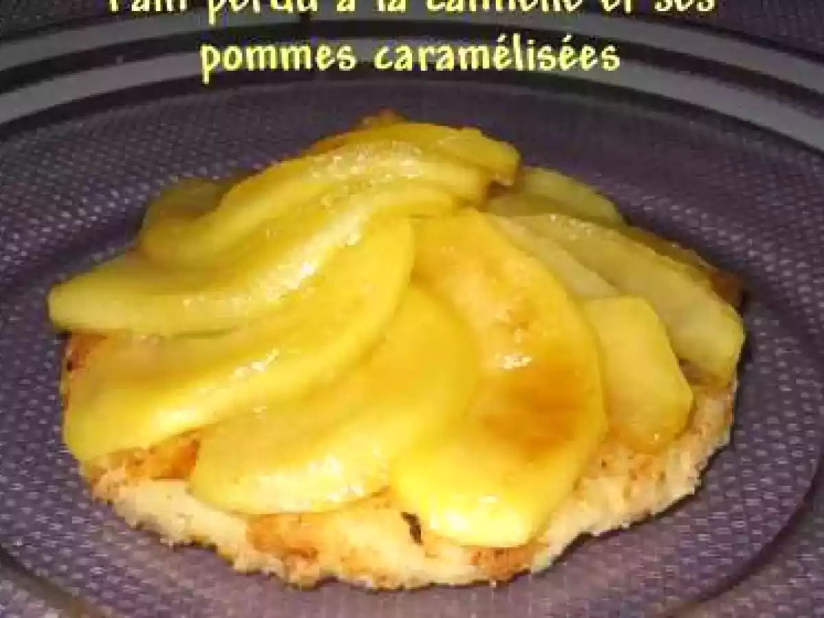 Pain perdu à la cannelle et ses pommes caramélisées
