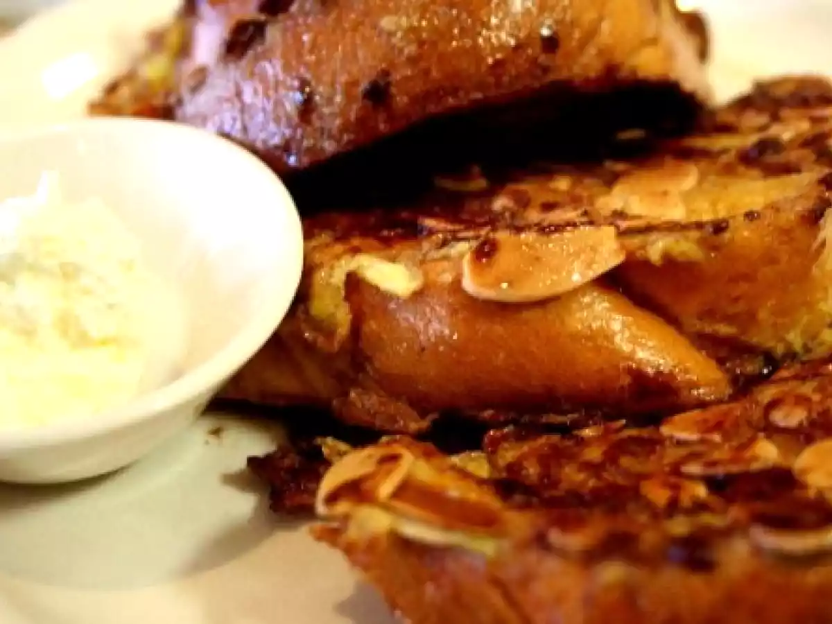 Pain perdu au caramel au beurre salé de Virginie