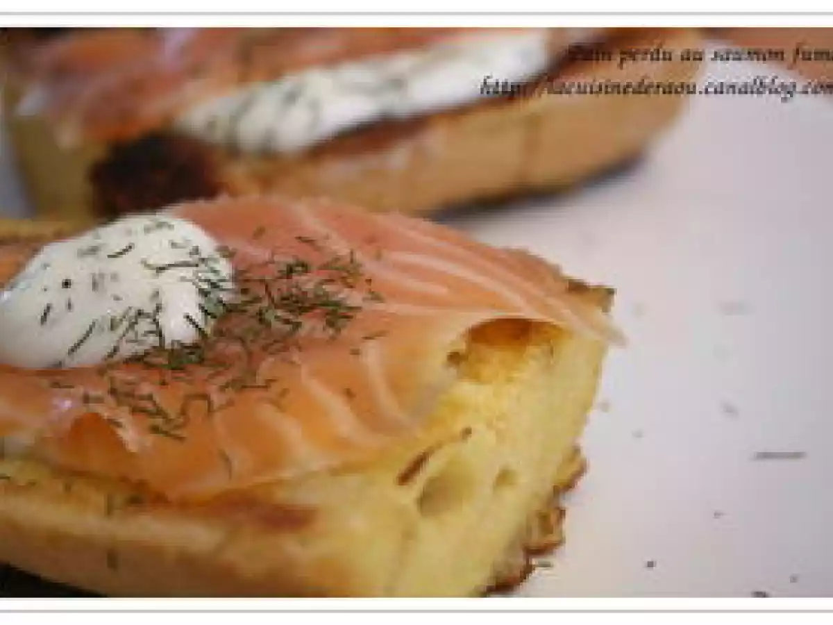 Pain perdu au saumon fumé - photo 2