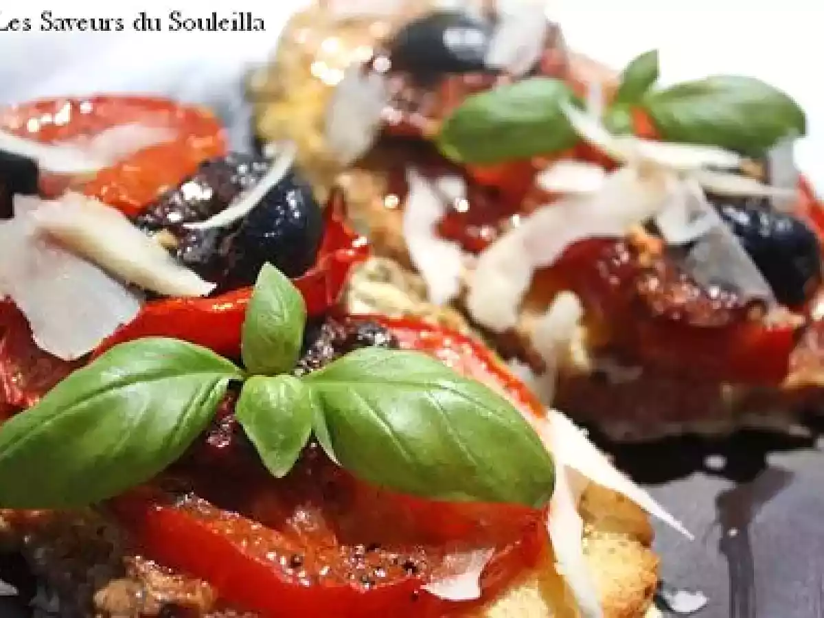 Pain Perdu aux deux tomates & Parmesan