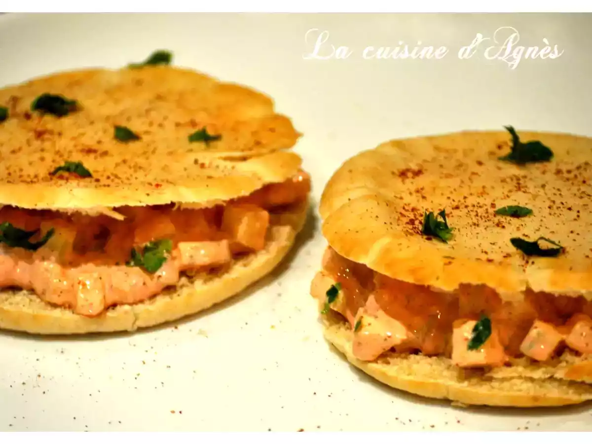 Pain pita au concombre
