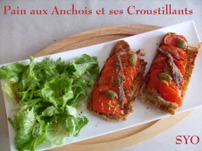 Pain Provençal aux Anchois et ses Croustillants, du Petit Bistro