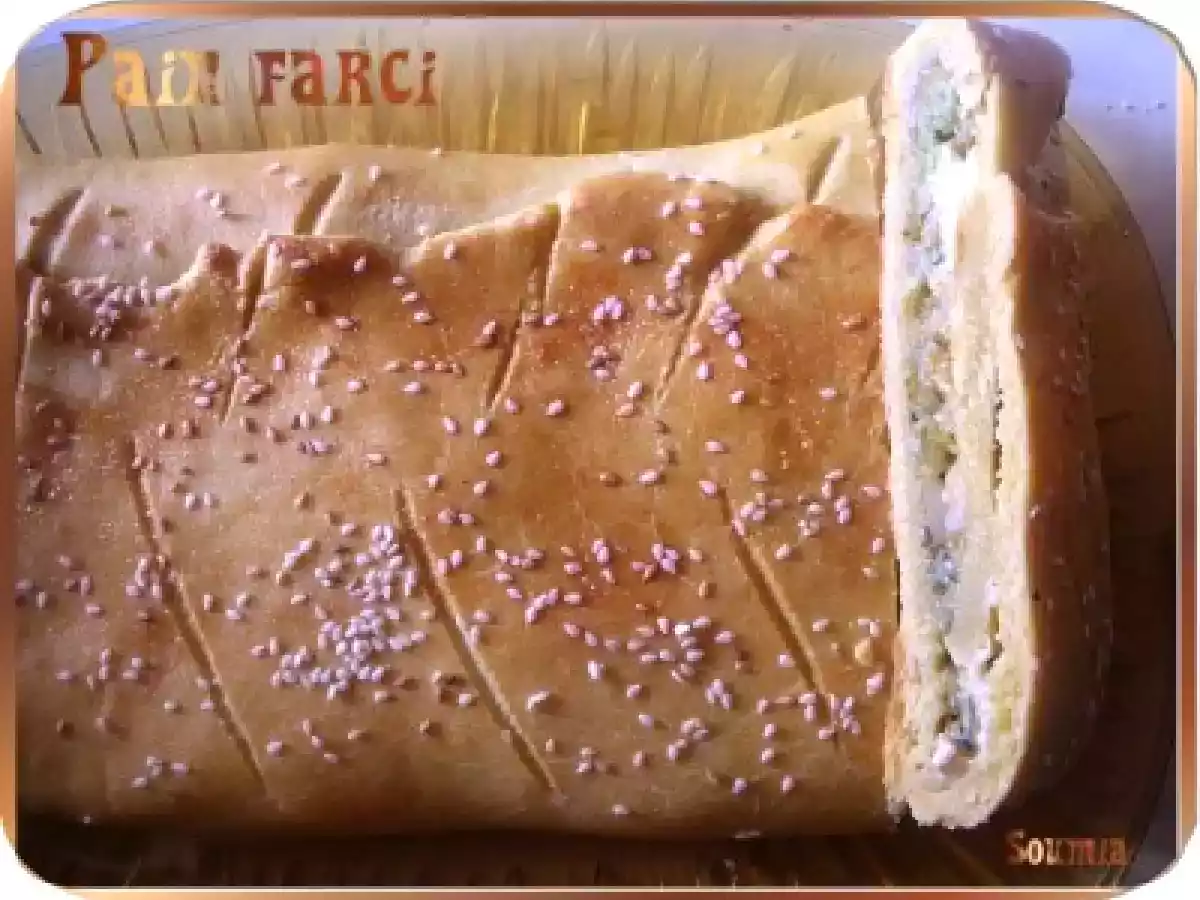 Pain (sans levure) farci