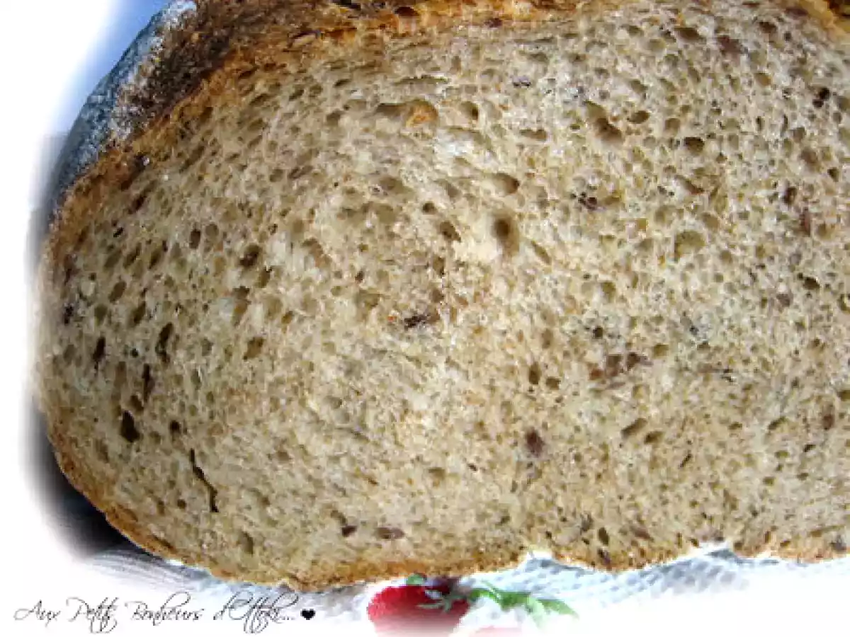 Pain semi-complet au levain aux graines - photo 3