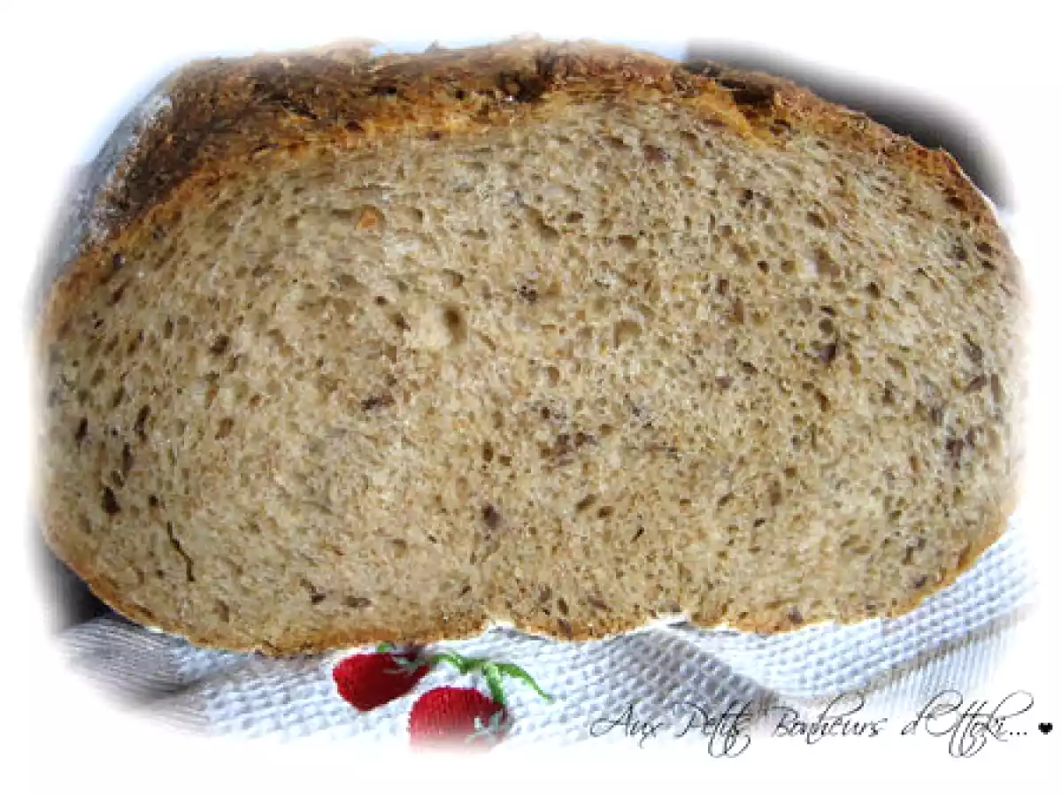 Pain semi-complet au levain aux graines - photo 4