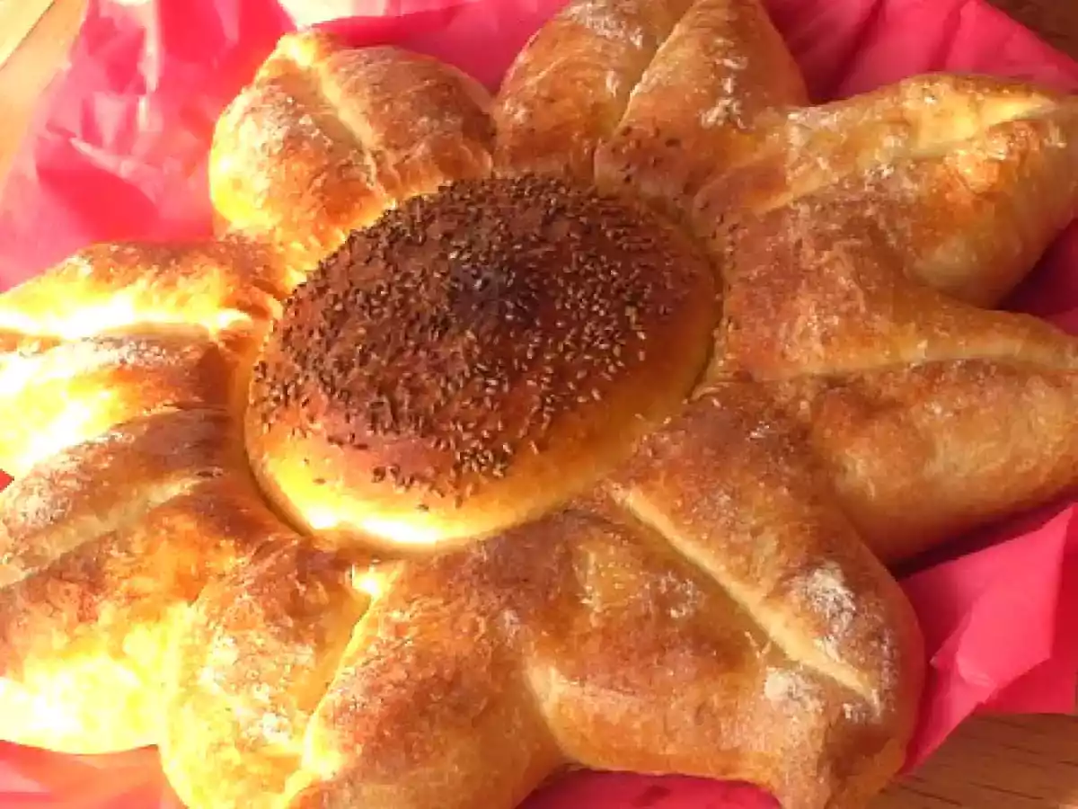 Pain soleil marocain ou tournesol à l'huile d'olive