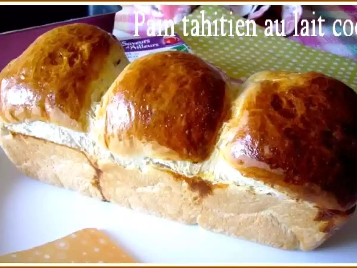 Pain tahitien au lait coco