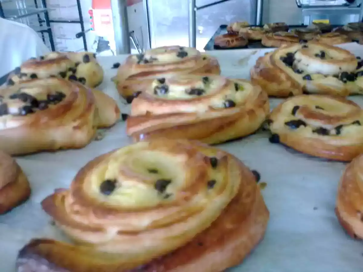 Pains au raisins et pains au chocolat