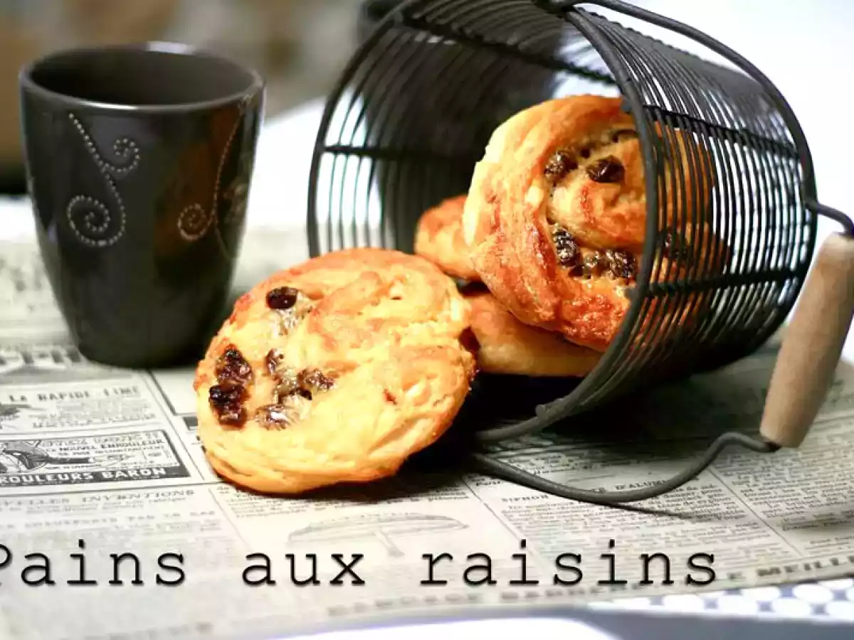 Pains aux raisins sans gluten comme chez le boulanger