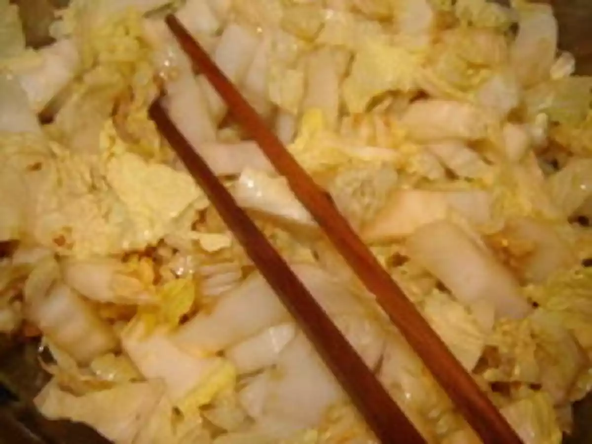 Pak choi à la cacahuète