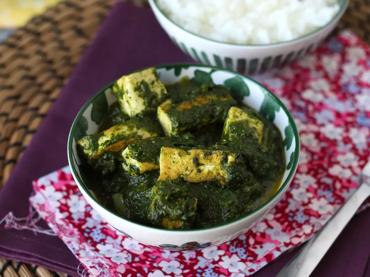 Palak tofu : curry indien aux épinards et tofu - photo 3