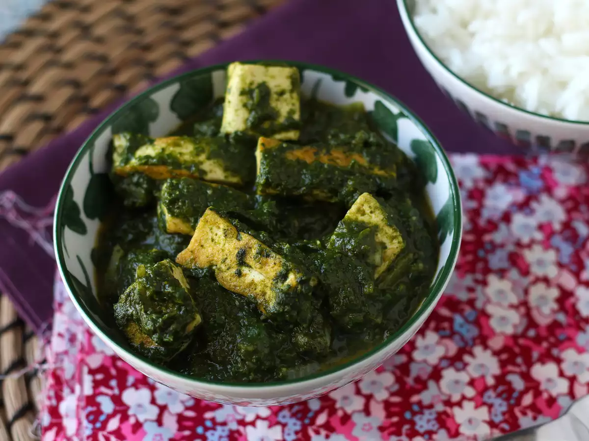 Palak tofu : curry indien aux épinards et tofu - photo 4