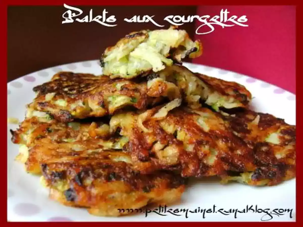 Palets aux courgettes