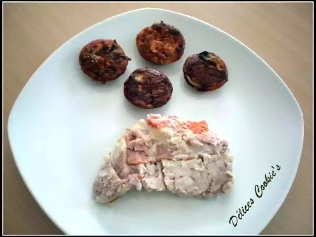 Palets de champignons & courgettes