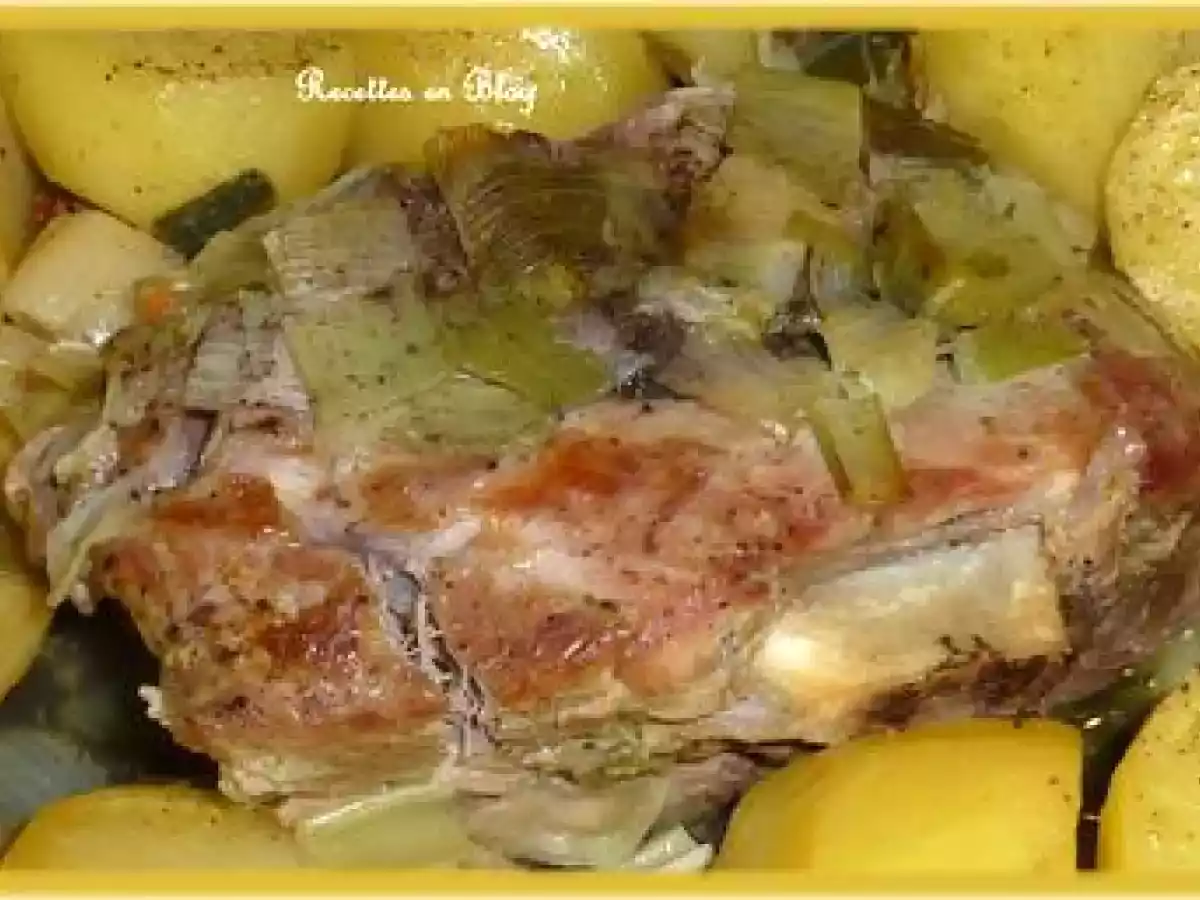 PALETTE DE PORC FUMÉE AU FOUR EN COCOTTE