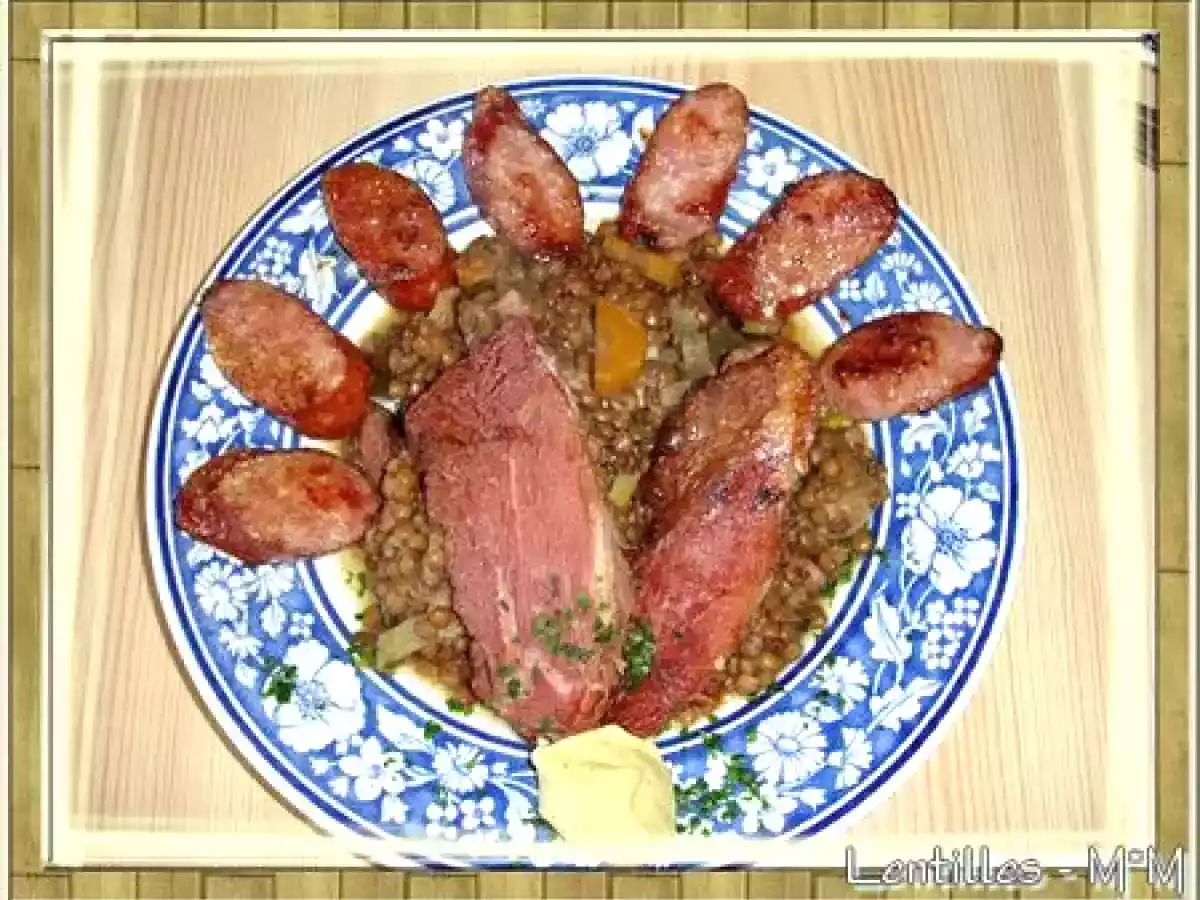 Palette fumée aux lentilles