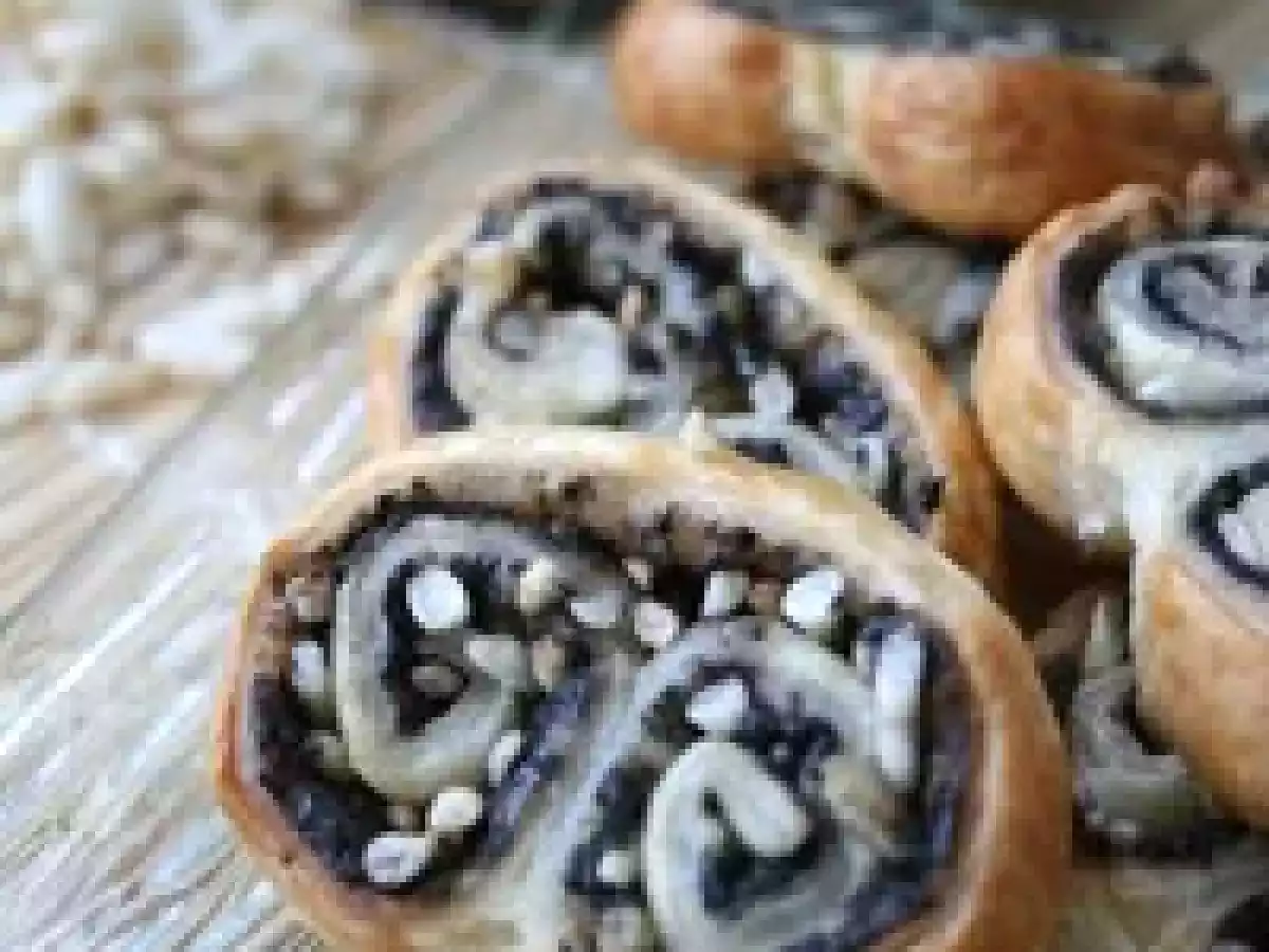 Palmiers à la pâte de sésame noir et au riz soufflé - photo 2