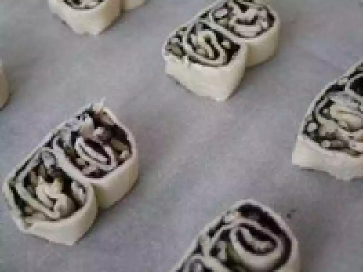 Palmiers à la pâte de sésame noir et au riz soufflé - photo 3