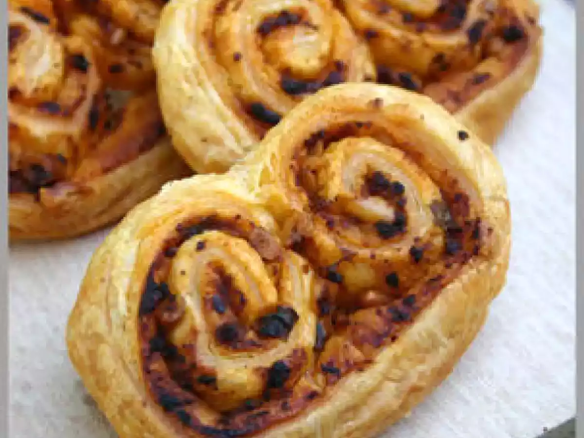 Palmiers au pesto rosso, pignons et basilic - photo 2