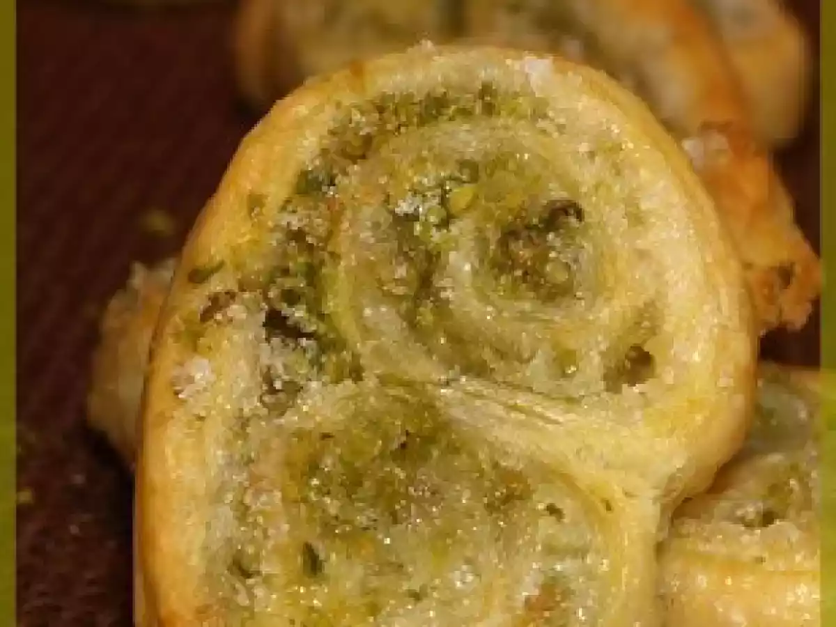 Palmiers aux Pistaches