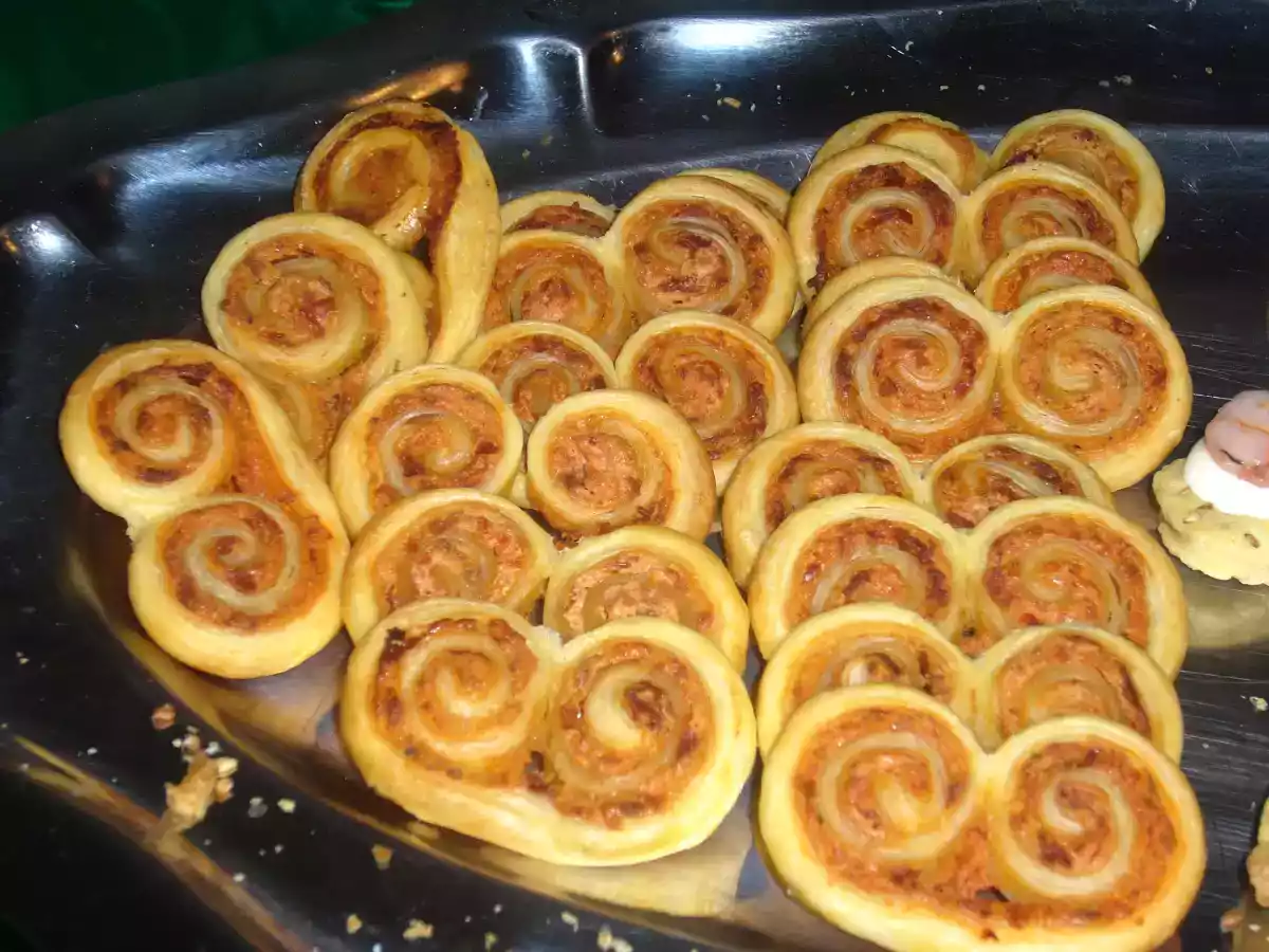 Palmiers chèvre & tomates séchées