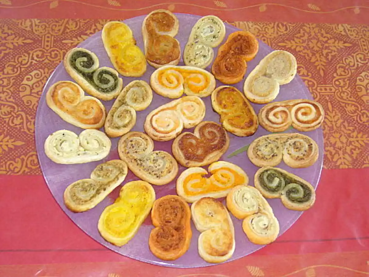 Palmiers feuilletés à la mimolette