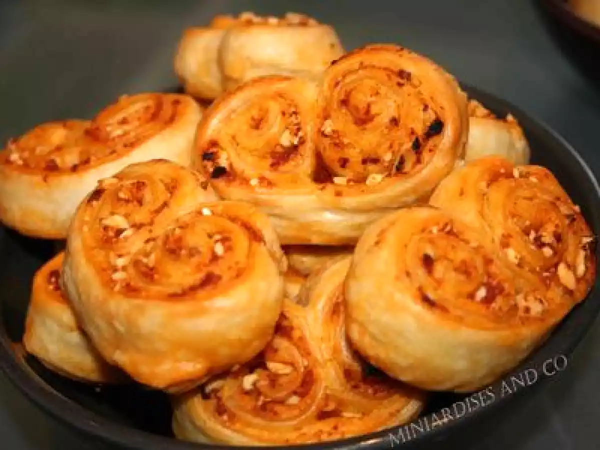 PALMIERS PESTO ROUGE NOIX DE CAJOU