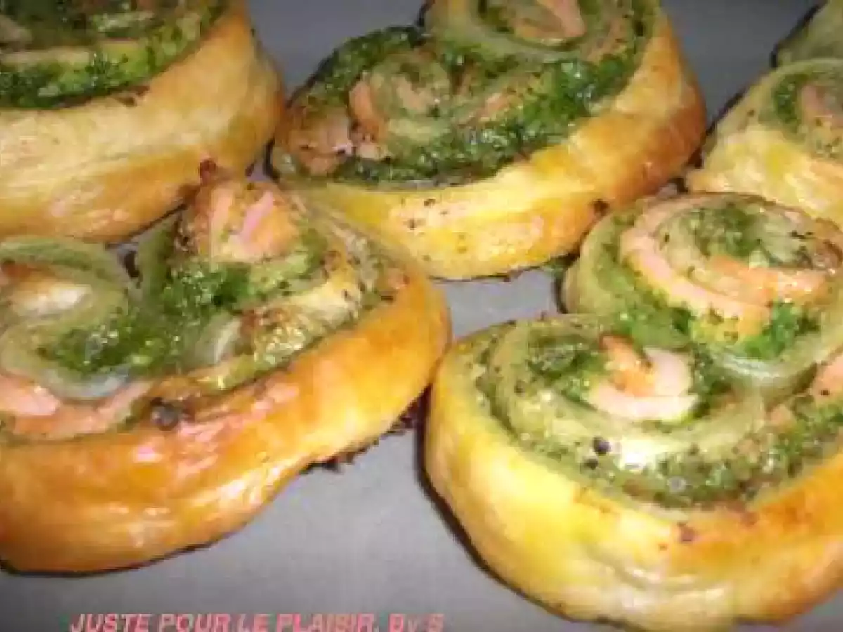 PALMIERS SAUMON PESTO