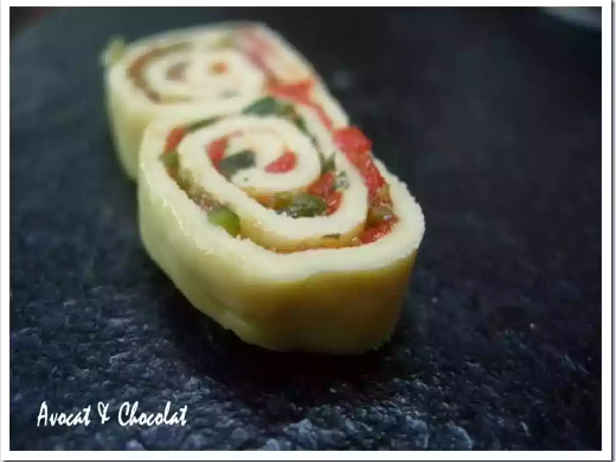 Palmitos feuilletés tomate, pistache et basilic - photo 2