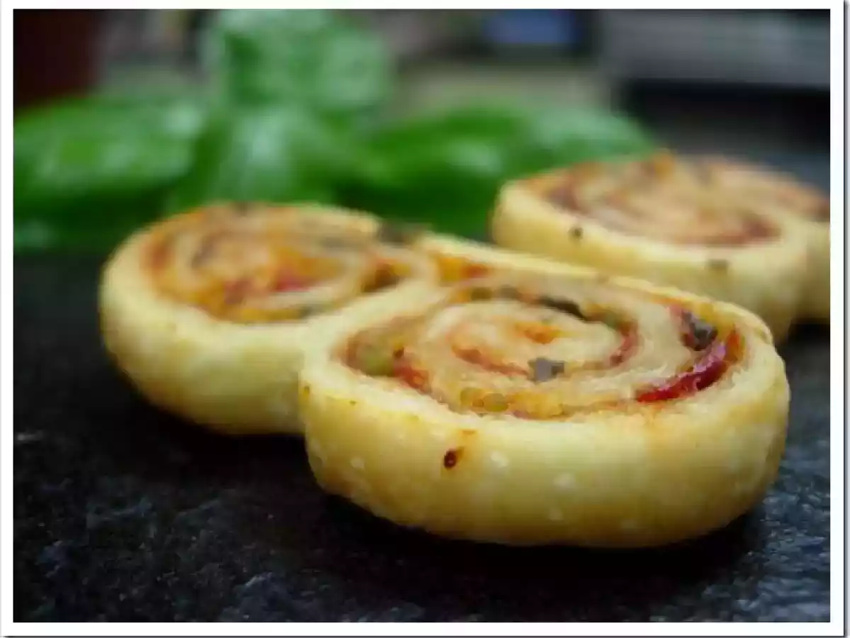 Palmitos feuilletés tomate, pistache et basilic - photo 3