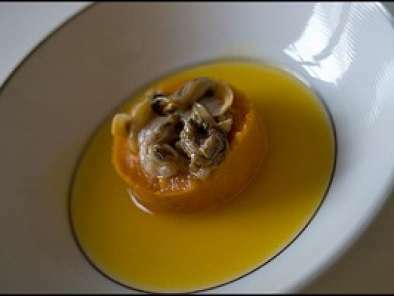 Palourdes à la patate douce, jus de mandarine à l'huile d'olive - photo 2