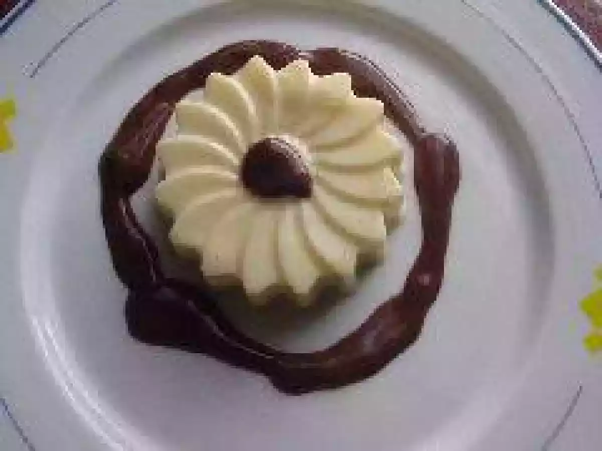 Pana cotta légère sauce chocolat - photo 2