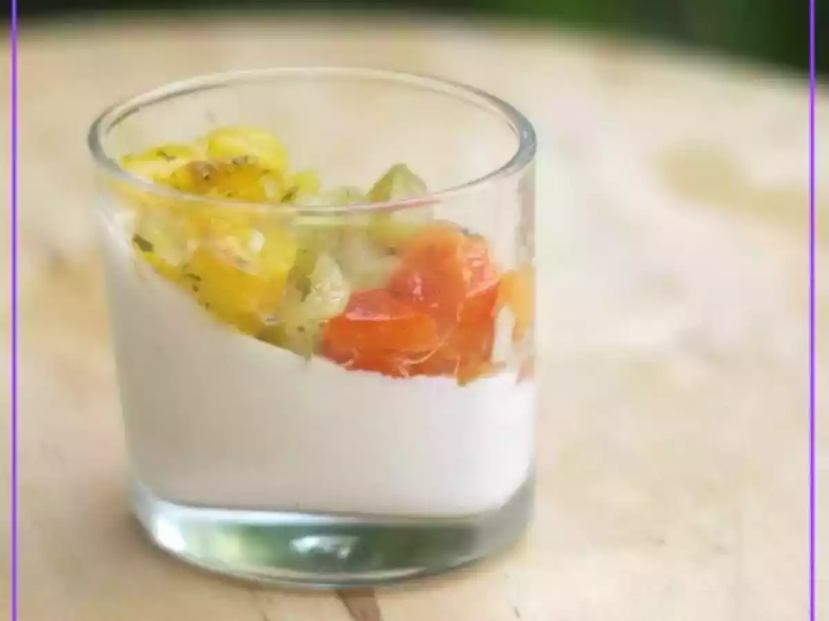 Panacotta au boursin et aux poivrons marinés - photo 4