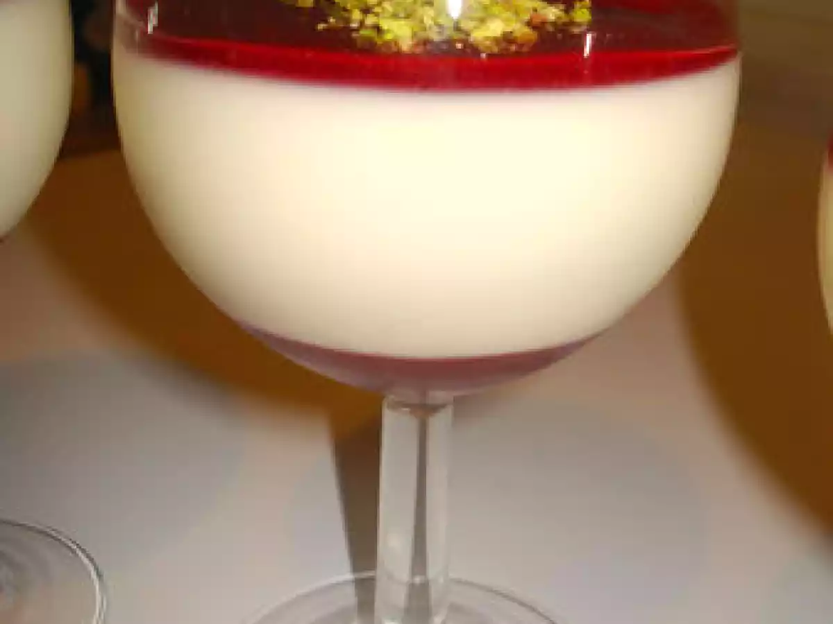 Panacotta au coulis de framboises (allégé) - photo 3