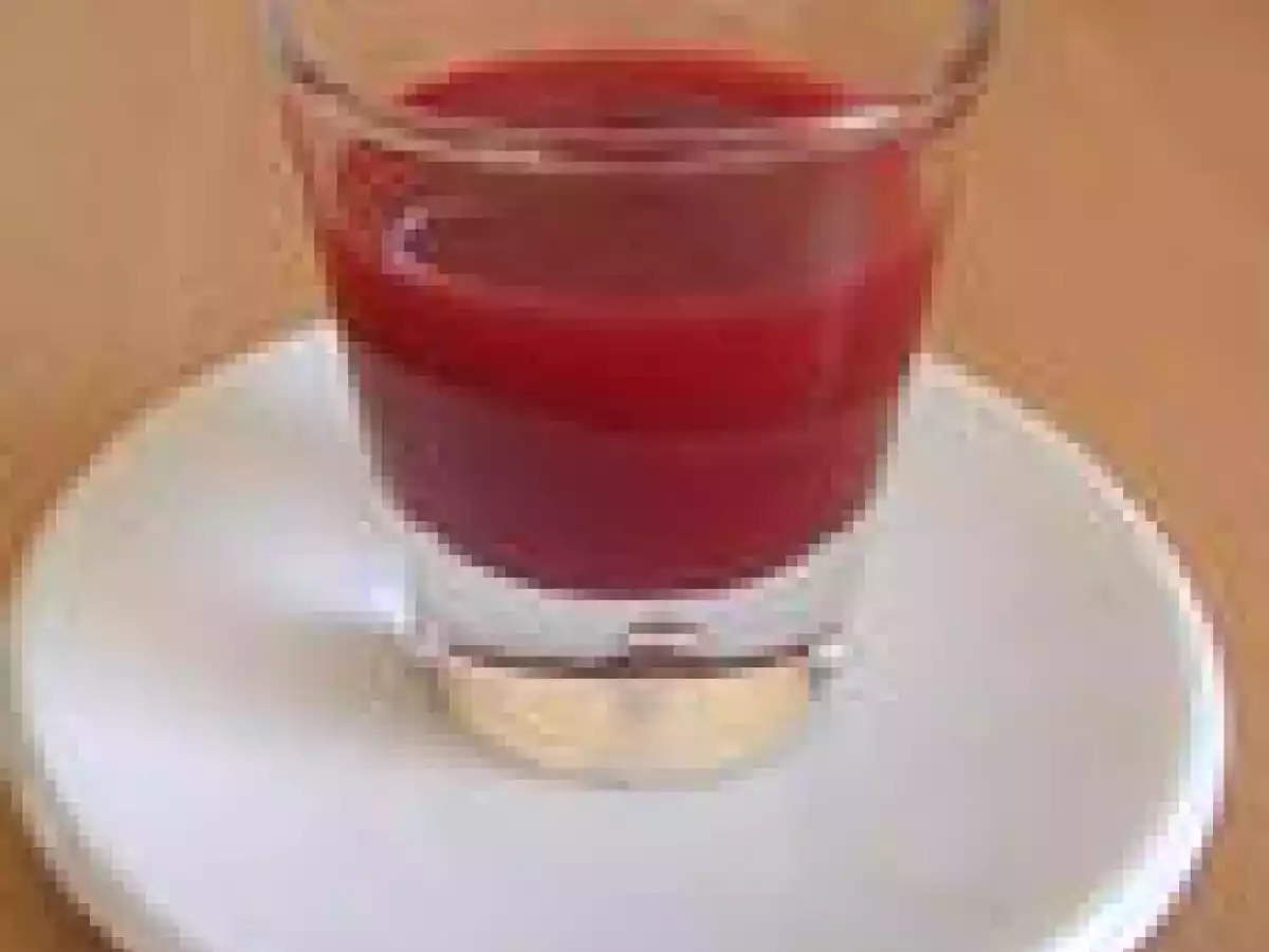 Panacotta au lait de coco et coulis de framboises - photo 2