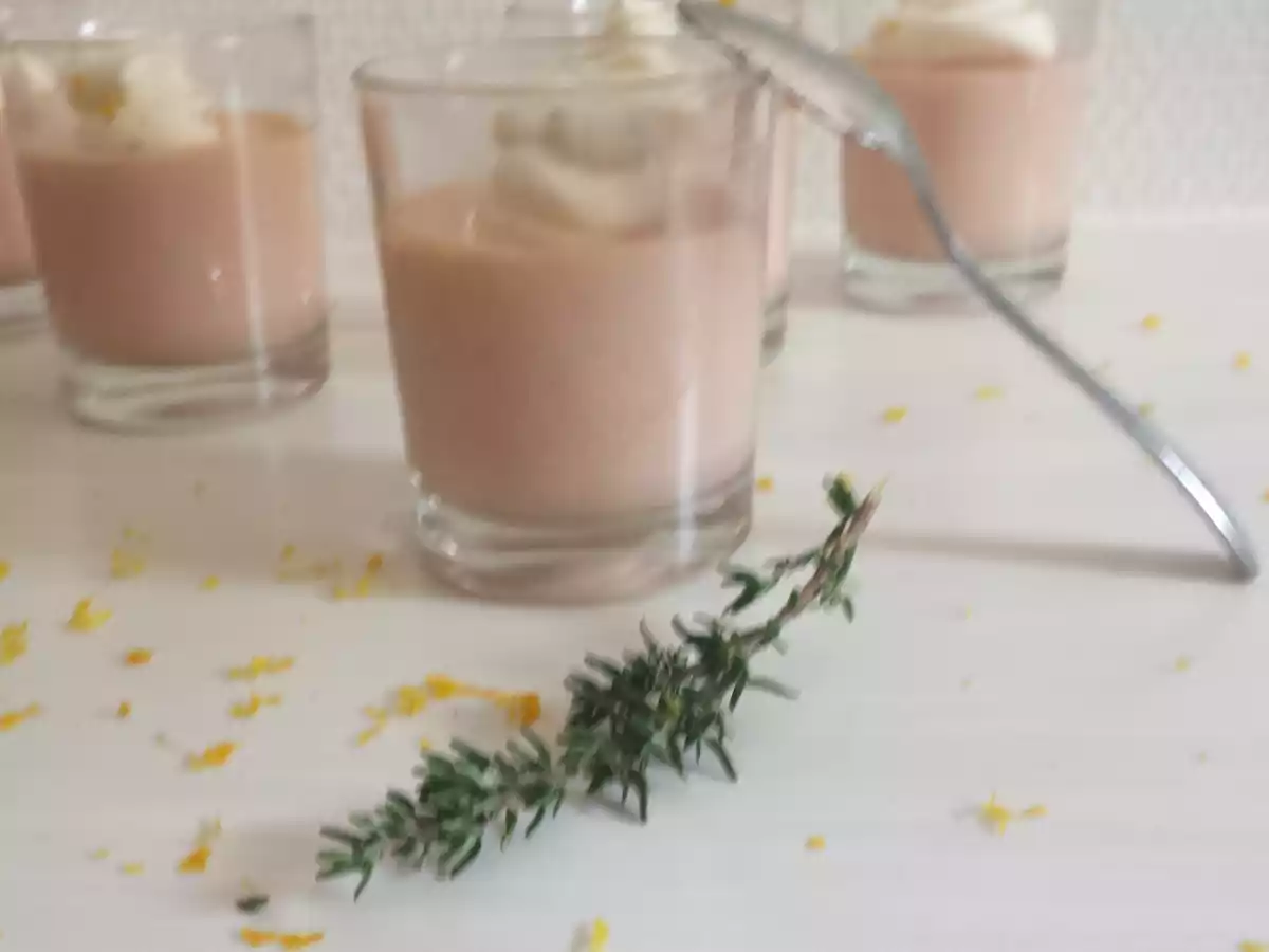 Panacotta tomates et chantilly au thym - photo 2