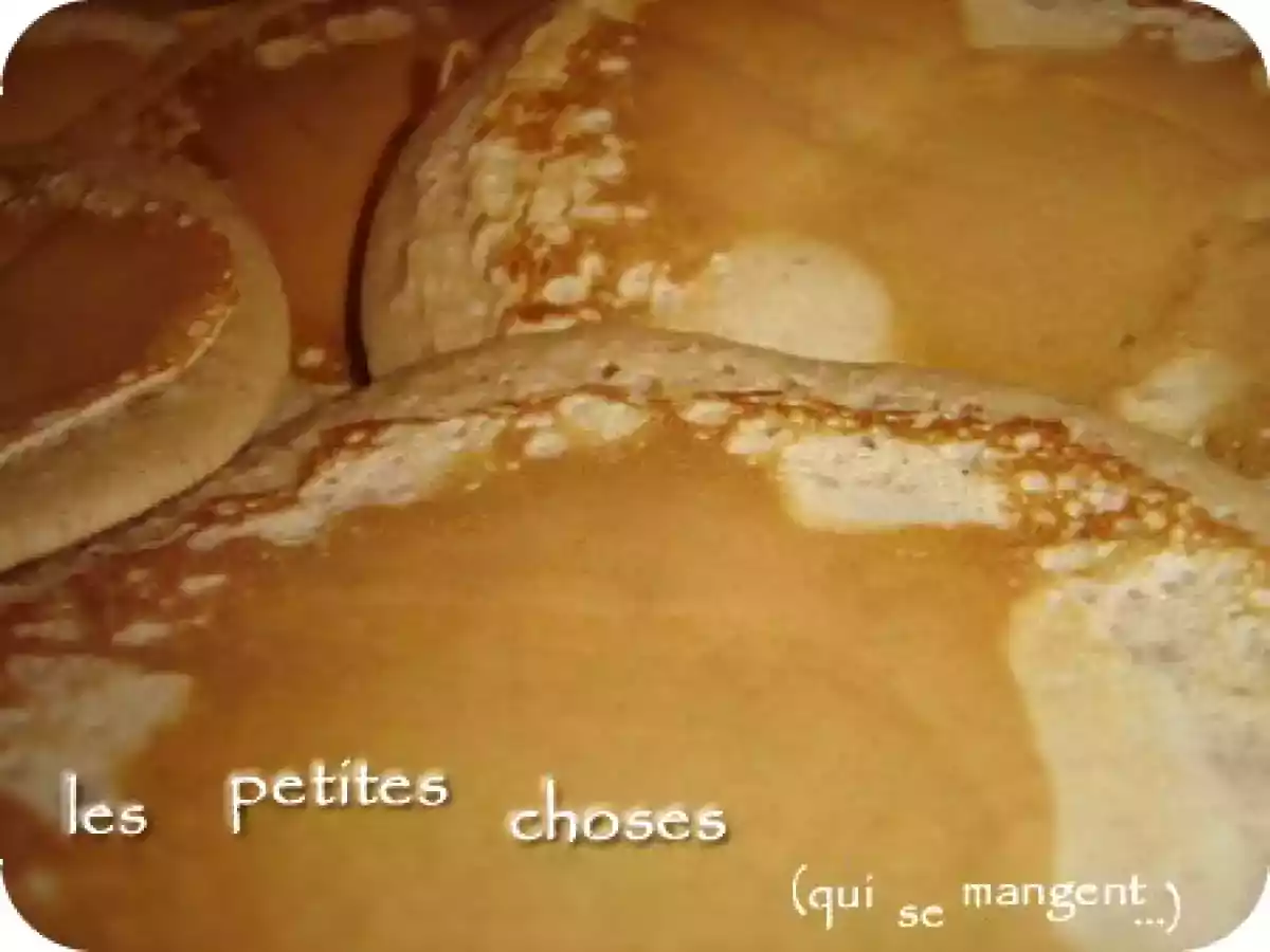 Pancakes à la farine de chataigne pour petit déjeuner dominical