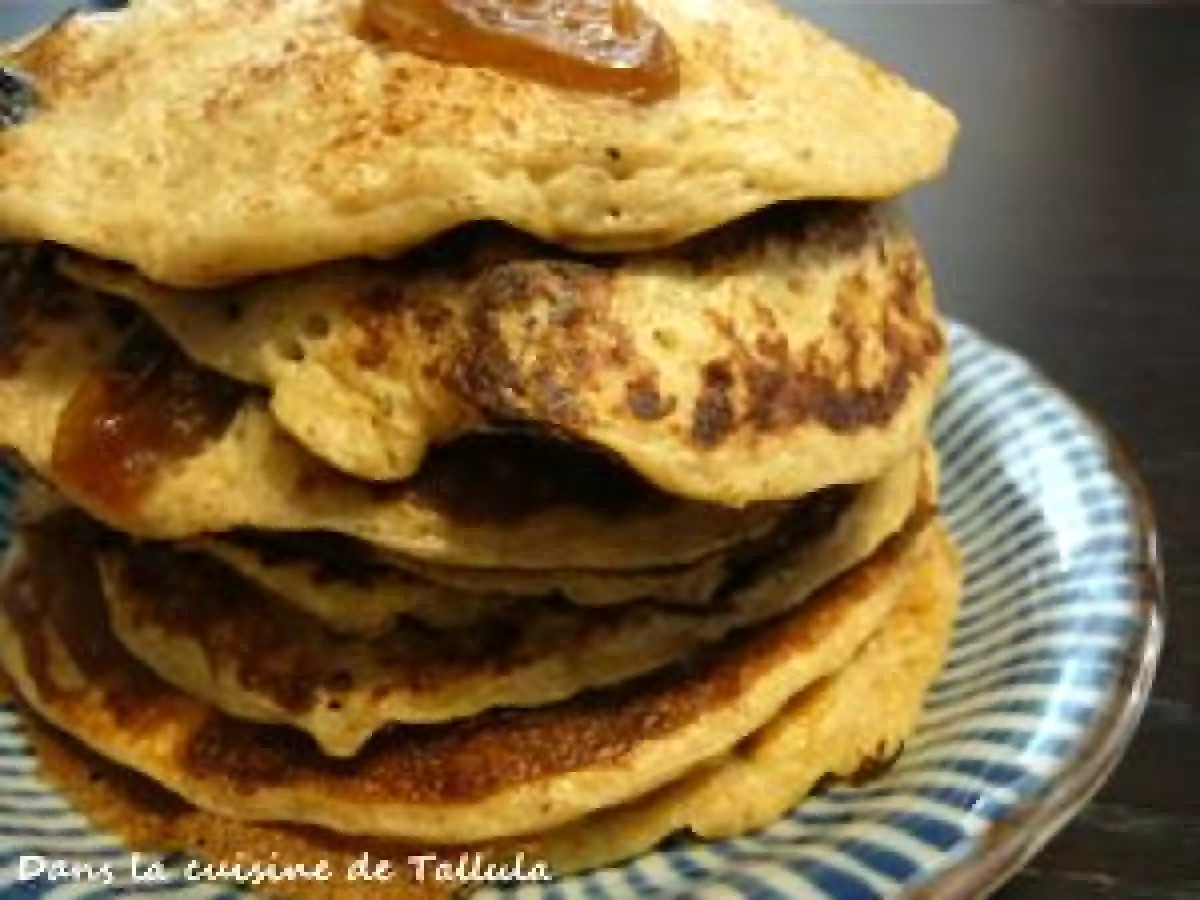 Pancakes à la farine de seigle et aux raisins secs - photo 3
