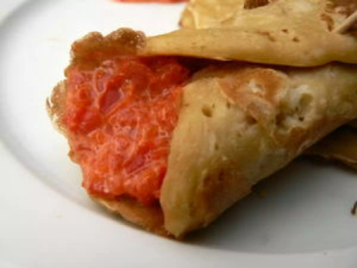 Pancakes au yaourt, noix et poivron - photo 2