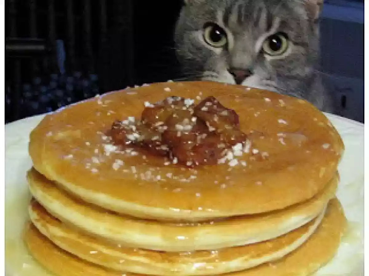 Pancakes du Clinton Street baking company, garniture de beurre à l'érable