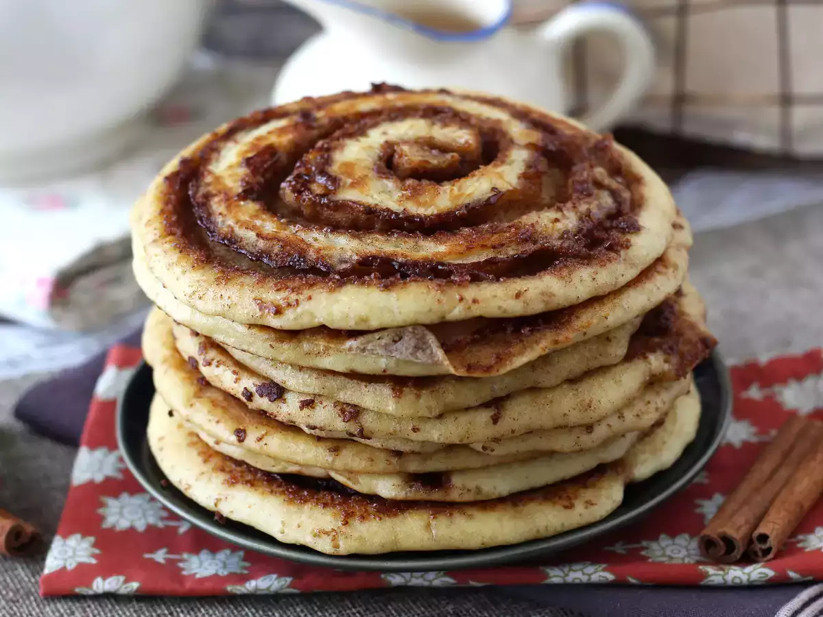 Pancakes façon cinnamon roll, pour les amoureux de cannelle - photo 2