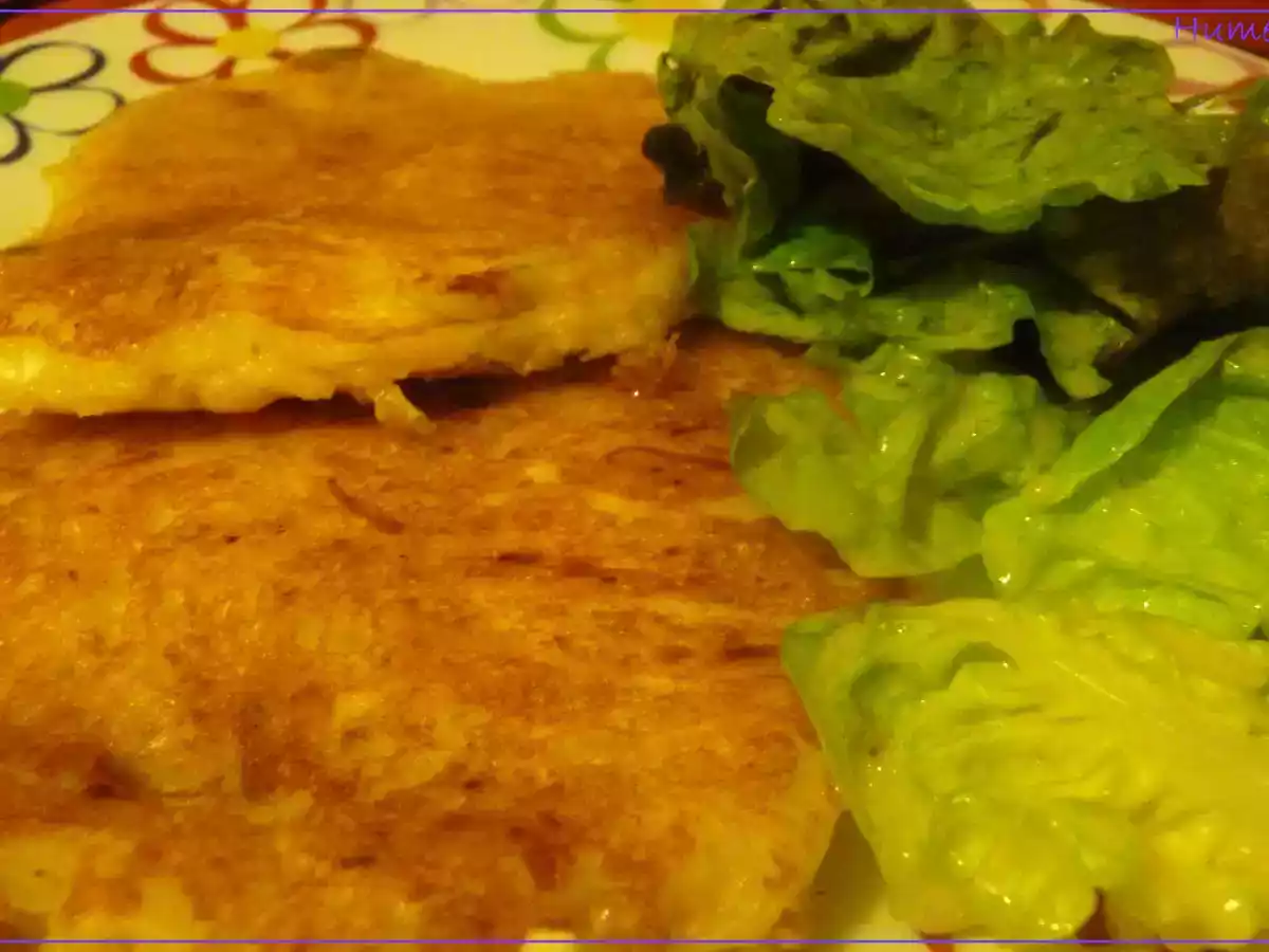 Pancakes potiron lardons